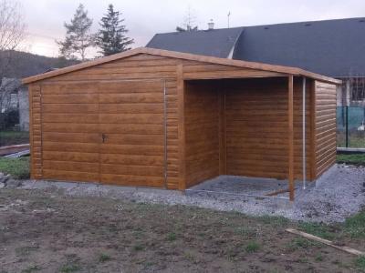 6x5 dwuspad SUPERLINE-PLUS + wnęka + jasny orzech